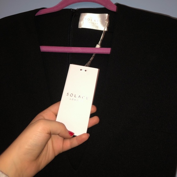 Solace London black short sleeved dress - Picture 7 of 7